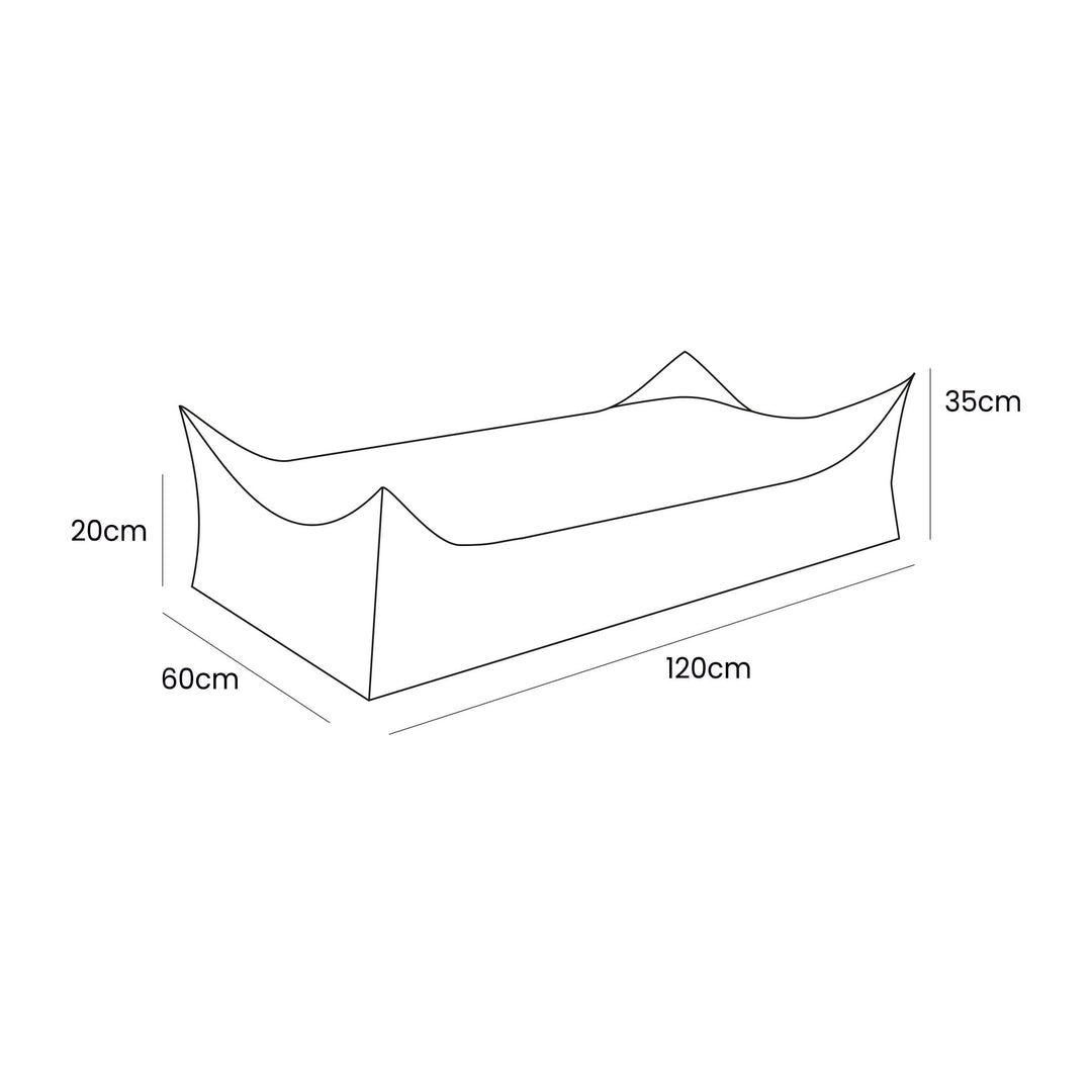 Esthetisch Poef Rechthoekig