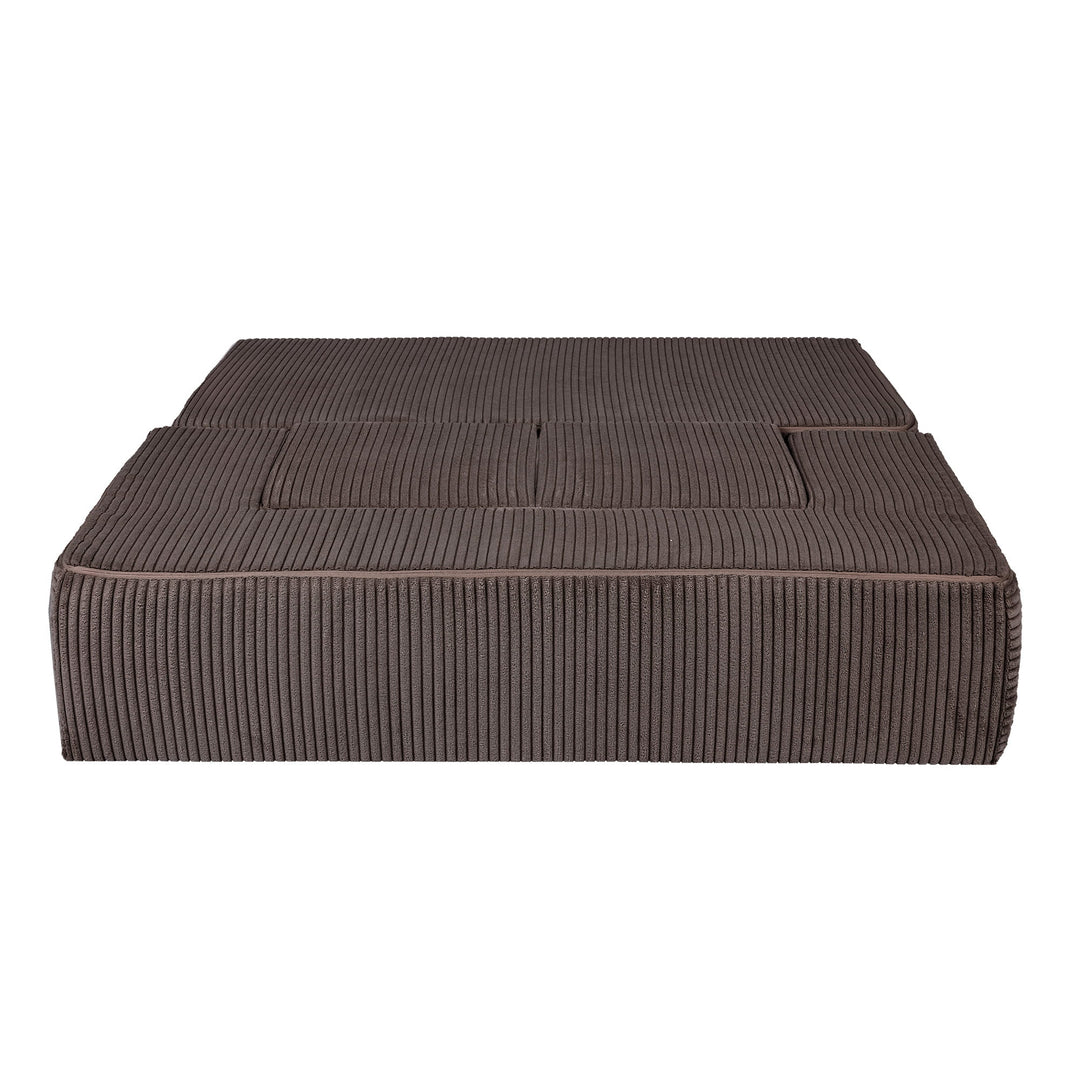 Esthetische Cube Kinder Speel Sofa Bruin