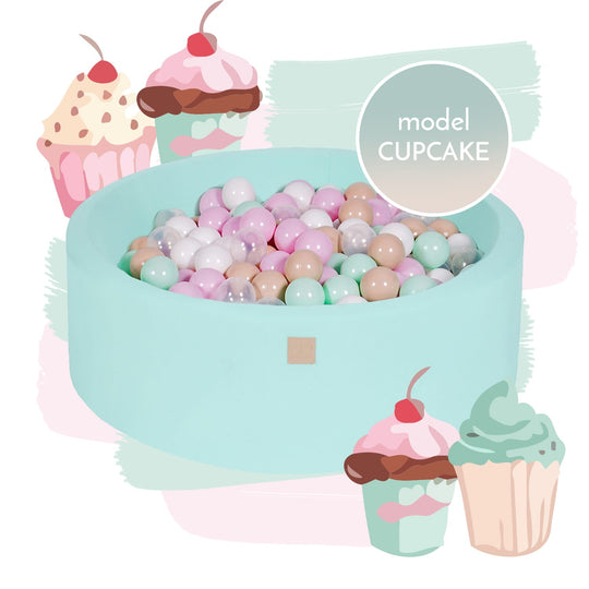 Cupcake Ball Pit Set - Complete Set With 250 Balls