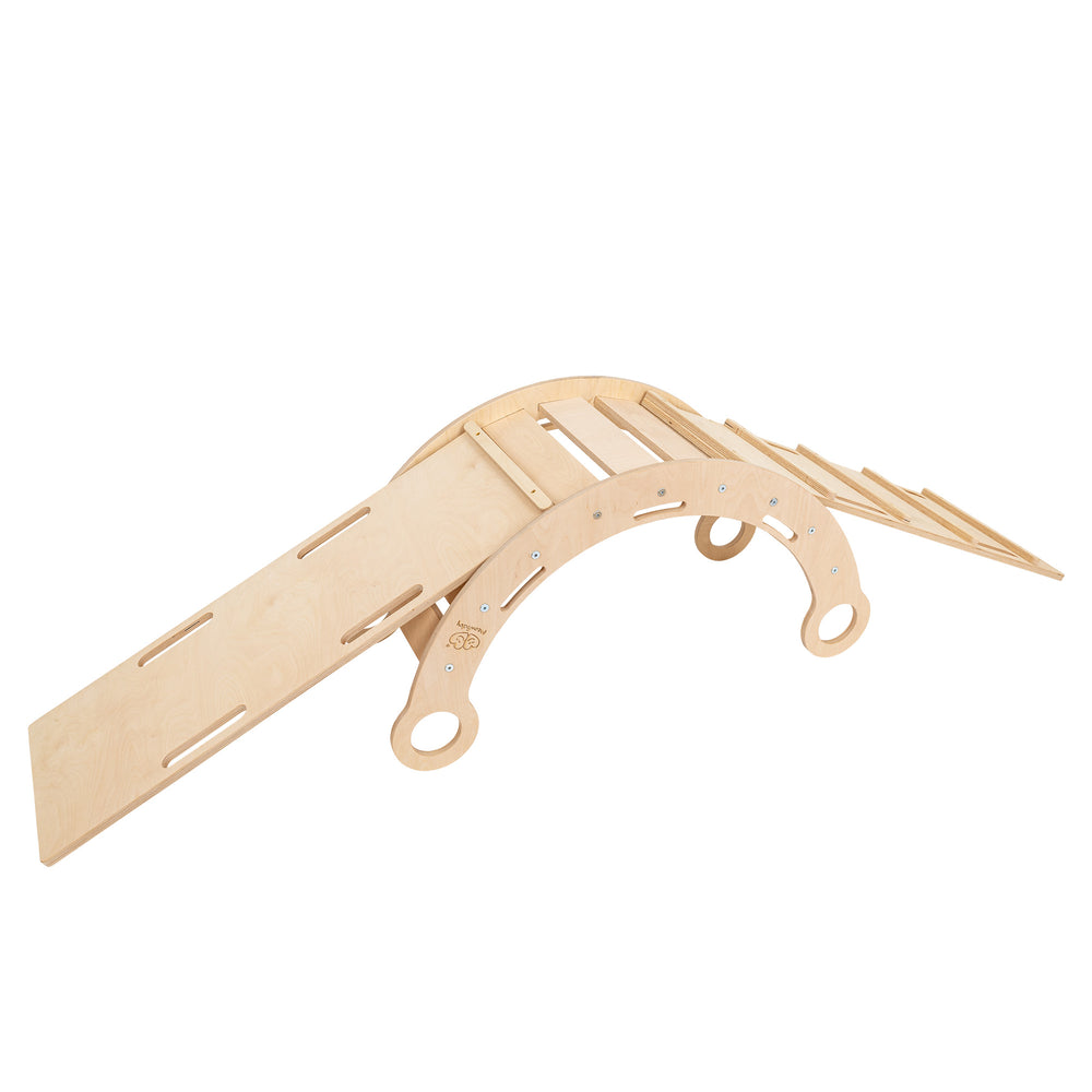 Grote Dream Rocker Classic Houten & Glijbaan & Ladder