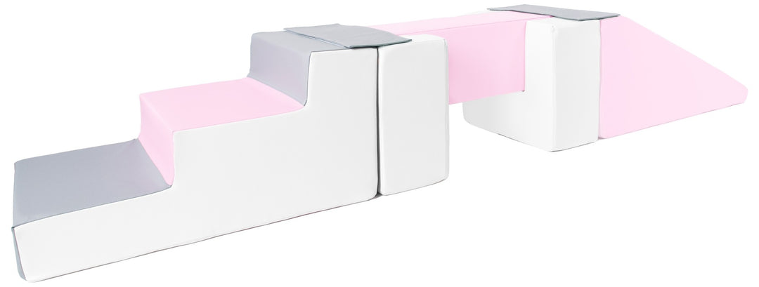 Soft play set 5 blocks Footbridge with Slide