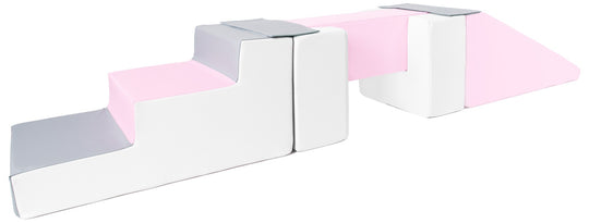 Soft play set 5 blocks Footbridge with Slide