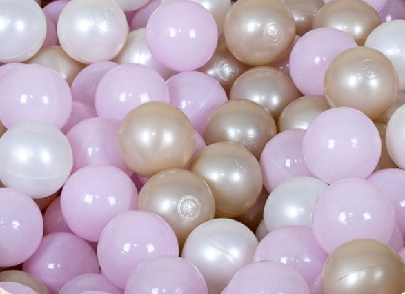 Boucle Turtle Ball Pit for Children - Raspberry Glaze Pink