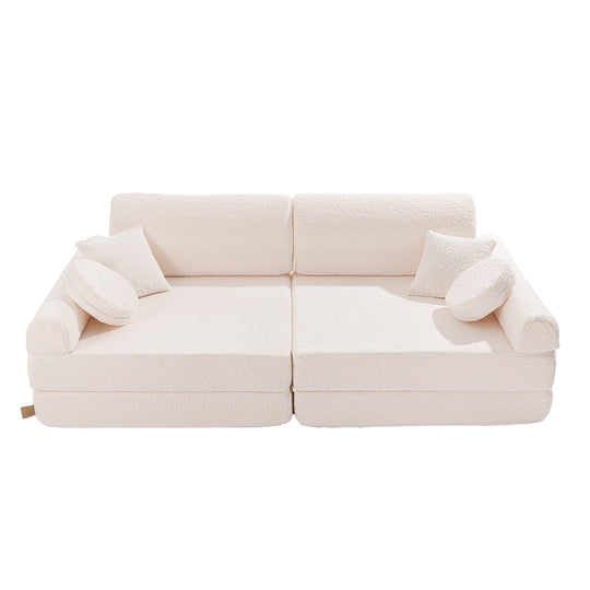 Play Sofa Boucle Premium White