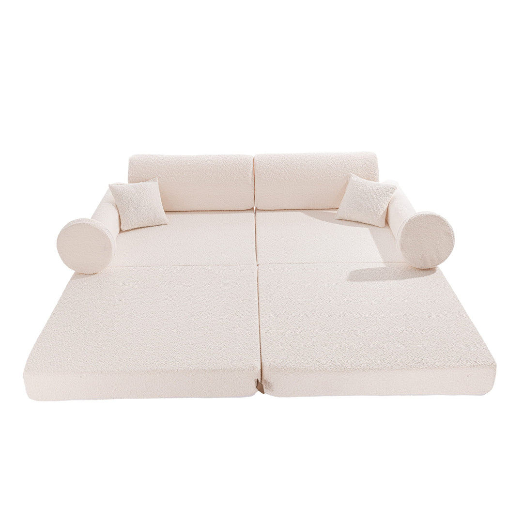 Play Sofa Boucle Premium White
