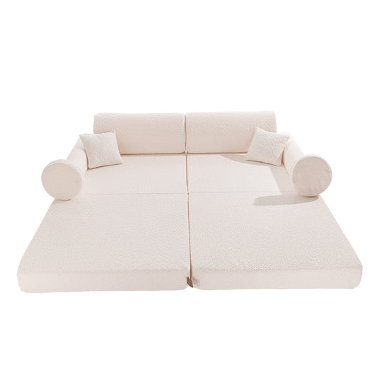 Play Sofa Boucle Premium White