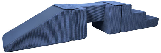 Soft play set 5 blocks Footbridge with Slide