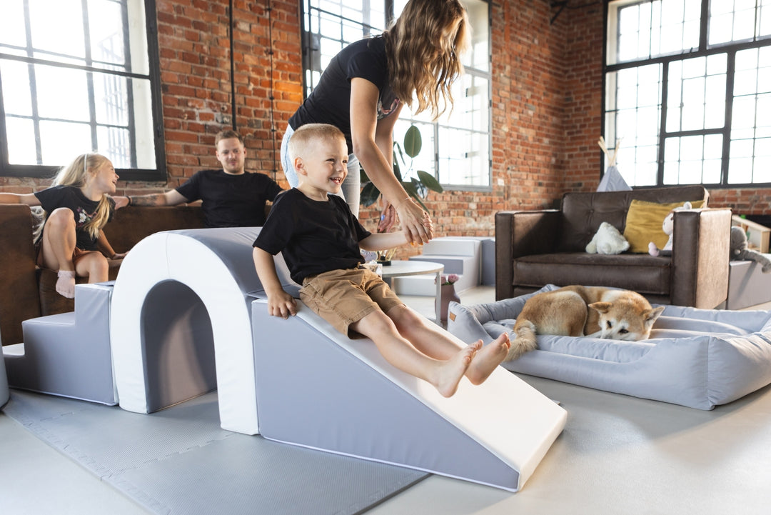 Soft Play Step & Slide Bridge & Balance Set