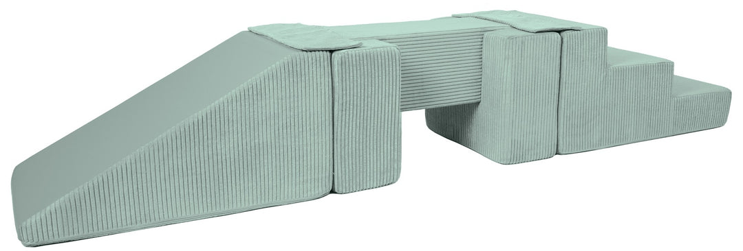 Soft play set 5 blocks Footbridge with Slide