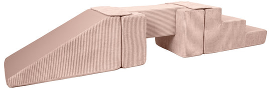 Soft play set 5 blocks Footbridge with Slide