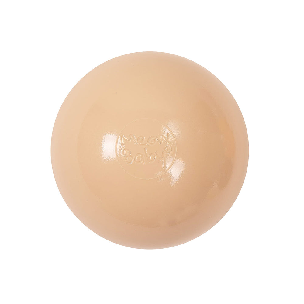 Soft Plastic Balls 7cm for the Ball Pit 50 pcs, Beige