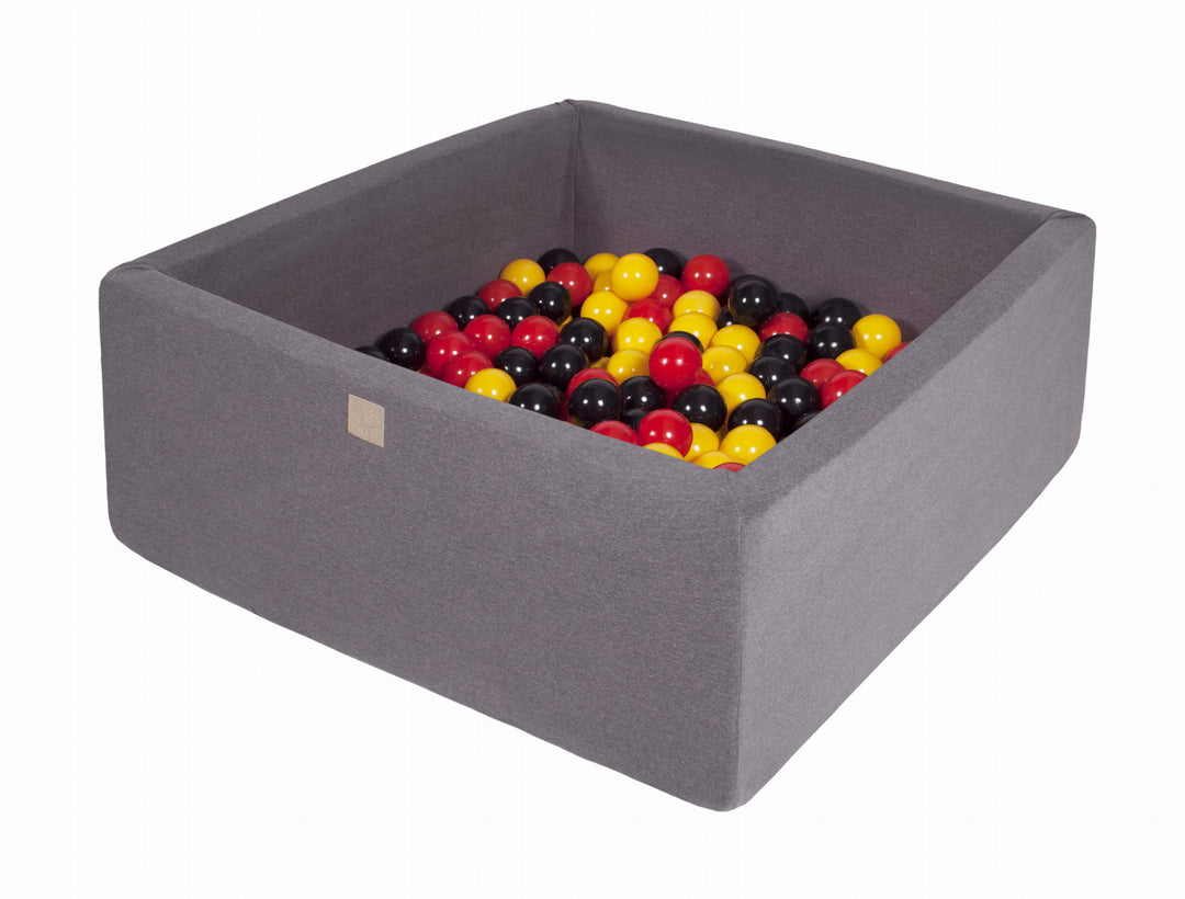 Cotton Gray Square Ball Pit