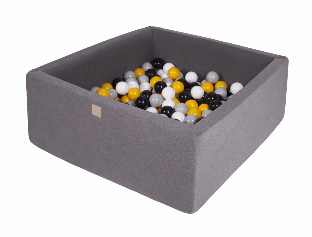 Cotton Gray Square Ball Pit