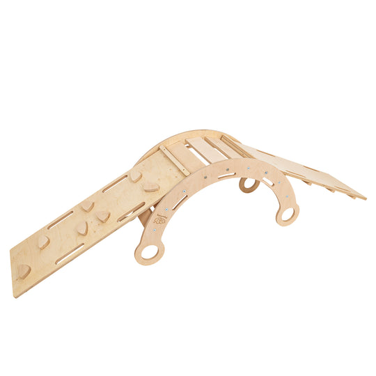 Grote Dream Rocker Classic Houten & Glijbaan & Ladder