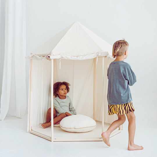 Indoor Playhouse Tent in Pavilion Shape with Floormat