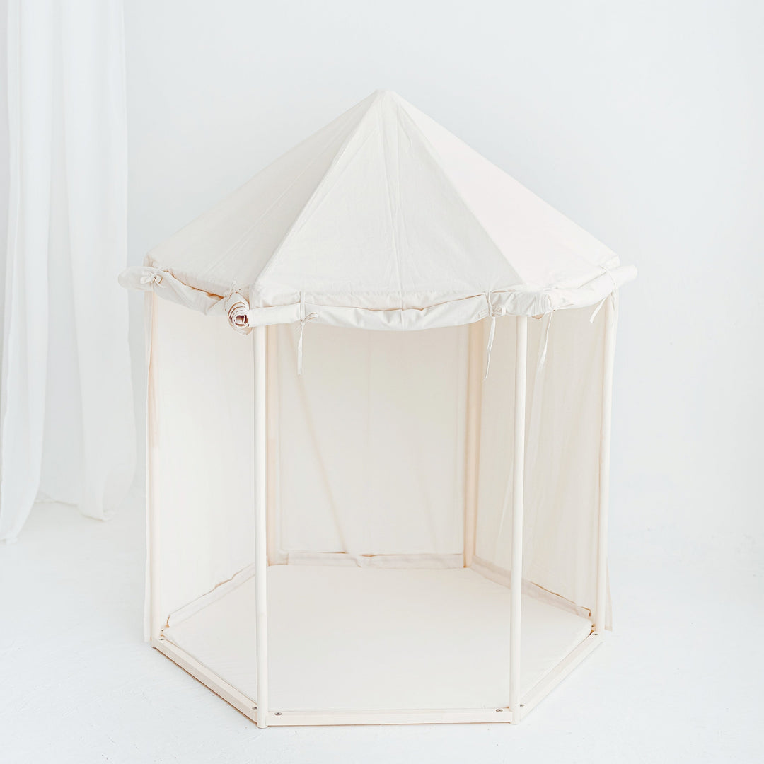 Indoor Playhouse Tent in Pavilion Shape with Floormat