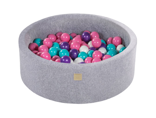Velvet Light Gray Ball Pit