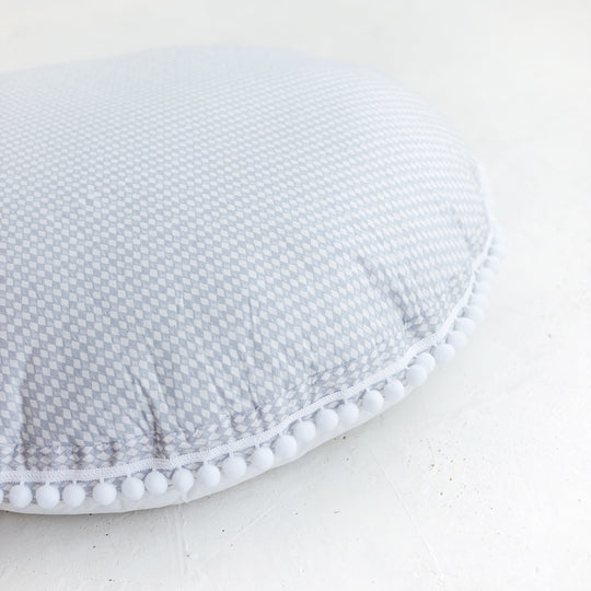 Groot Vloerkussen Rhombus Diamond Grijs