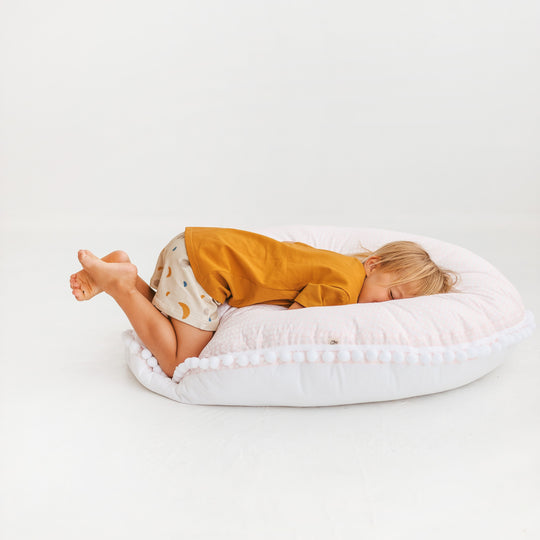 Groot Vloerkussen Rhombus Diamond Roze