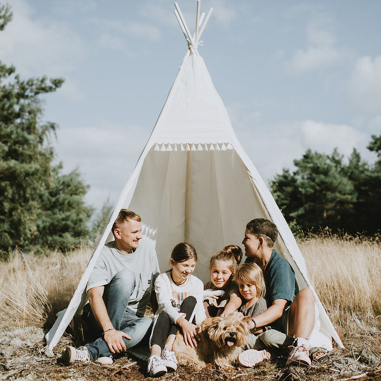 Outdoor Teepee Tent for Adults and Kids 2.38m Tall