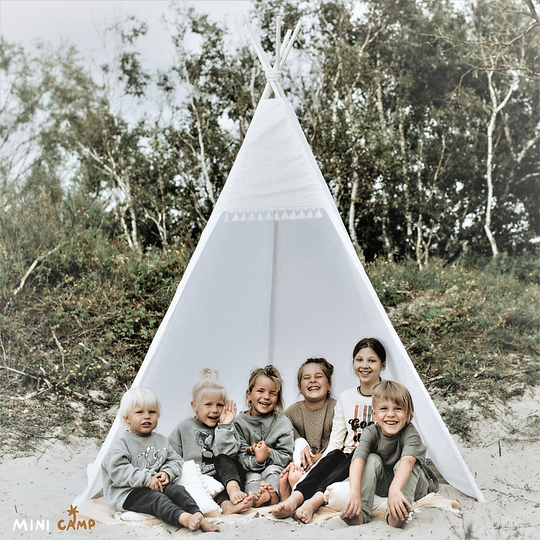 Outdoor Teepee Tent for Adults and Kids 2.38m Tall