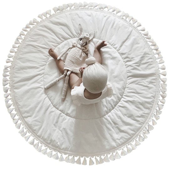 Kids Playmat With Tassel Border