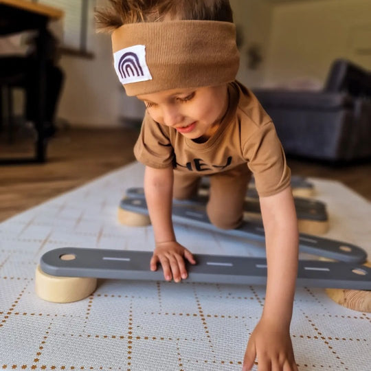 Wooden Balance Beam Set