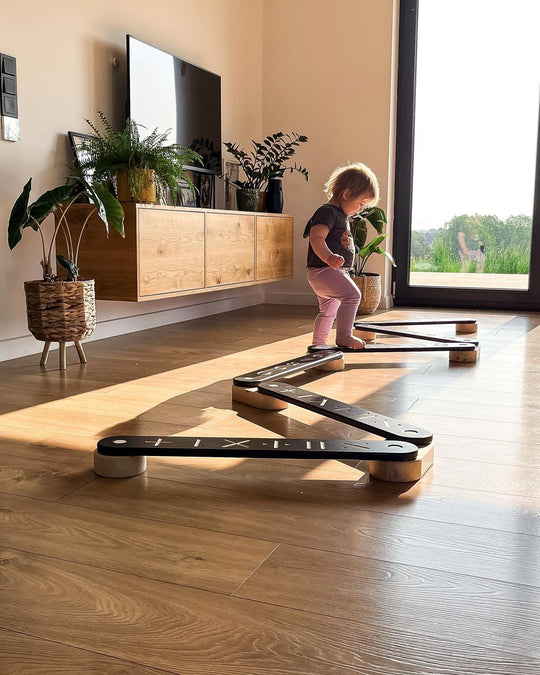 Wooden Balance Beam Set