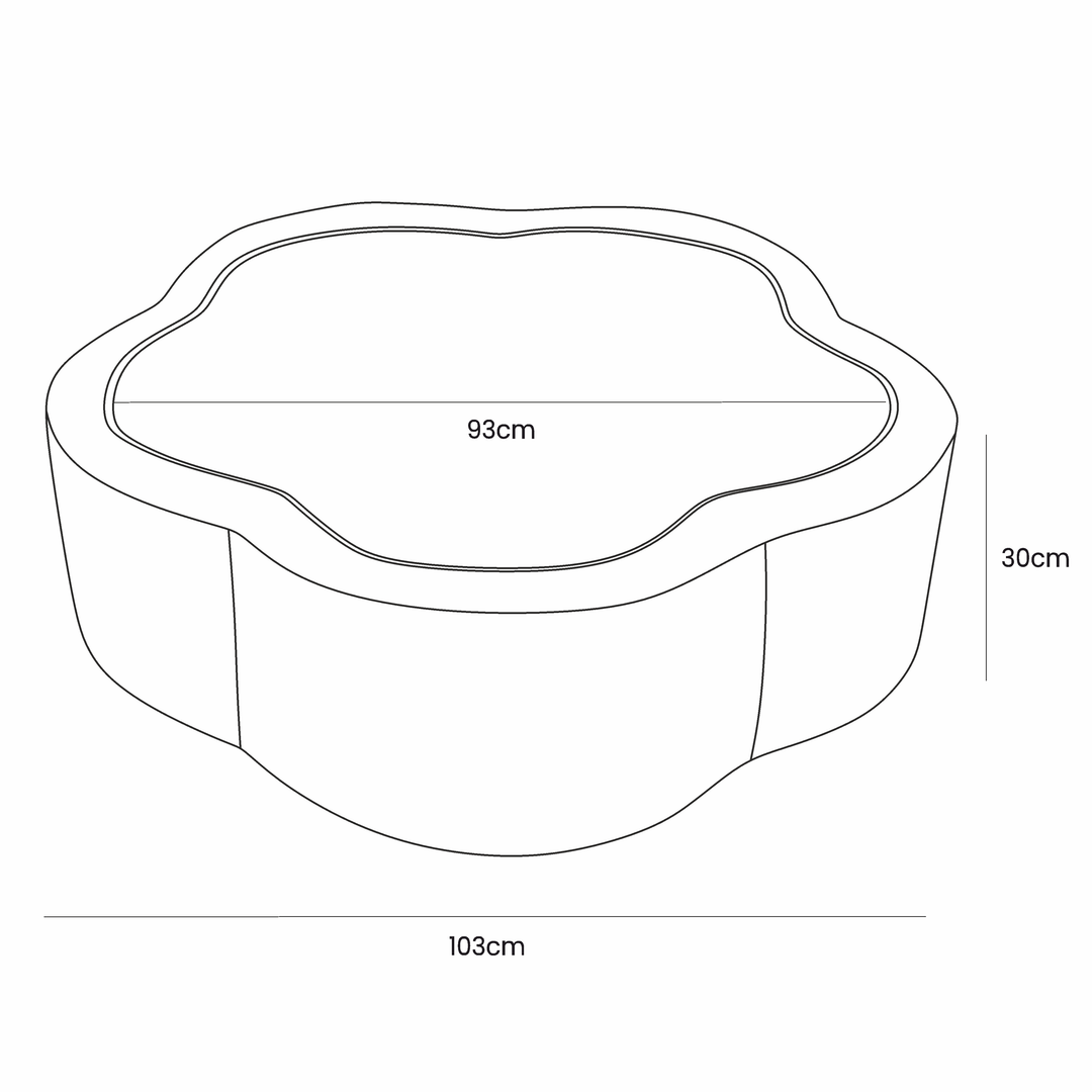 Aesthetic Ecru Flower – Foam Ball Pit