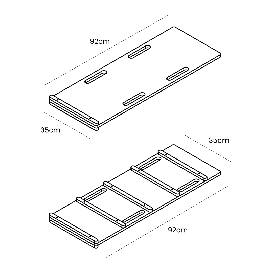 Grote Dream Rocker Classic Houten & Glijbaan & Ladder