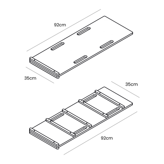 Grote Dream Rocker Classic Houten & Glijbaan & Ladder