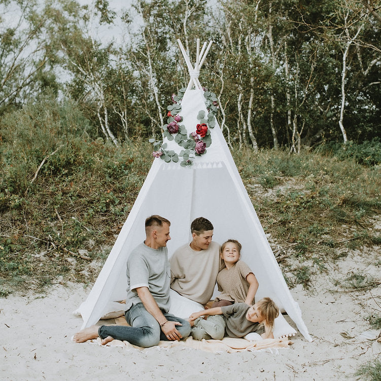 Outdoor Teepee Tent for Adults and Kids 2.38m Tall