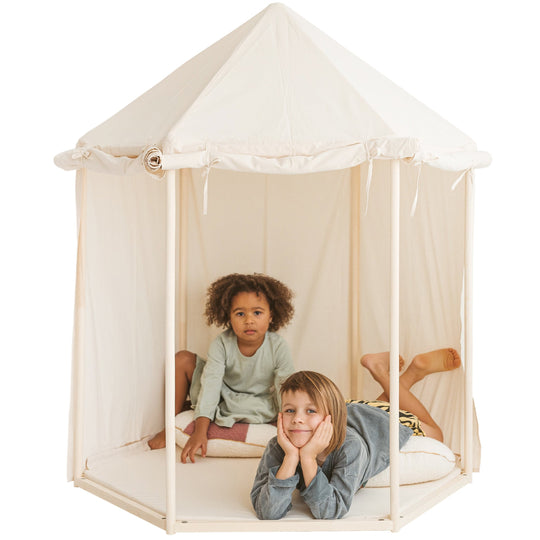 Indoor Playhouse Tent in Pavilion Shape with Floormat