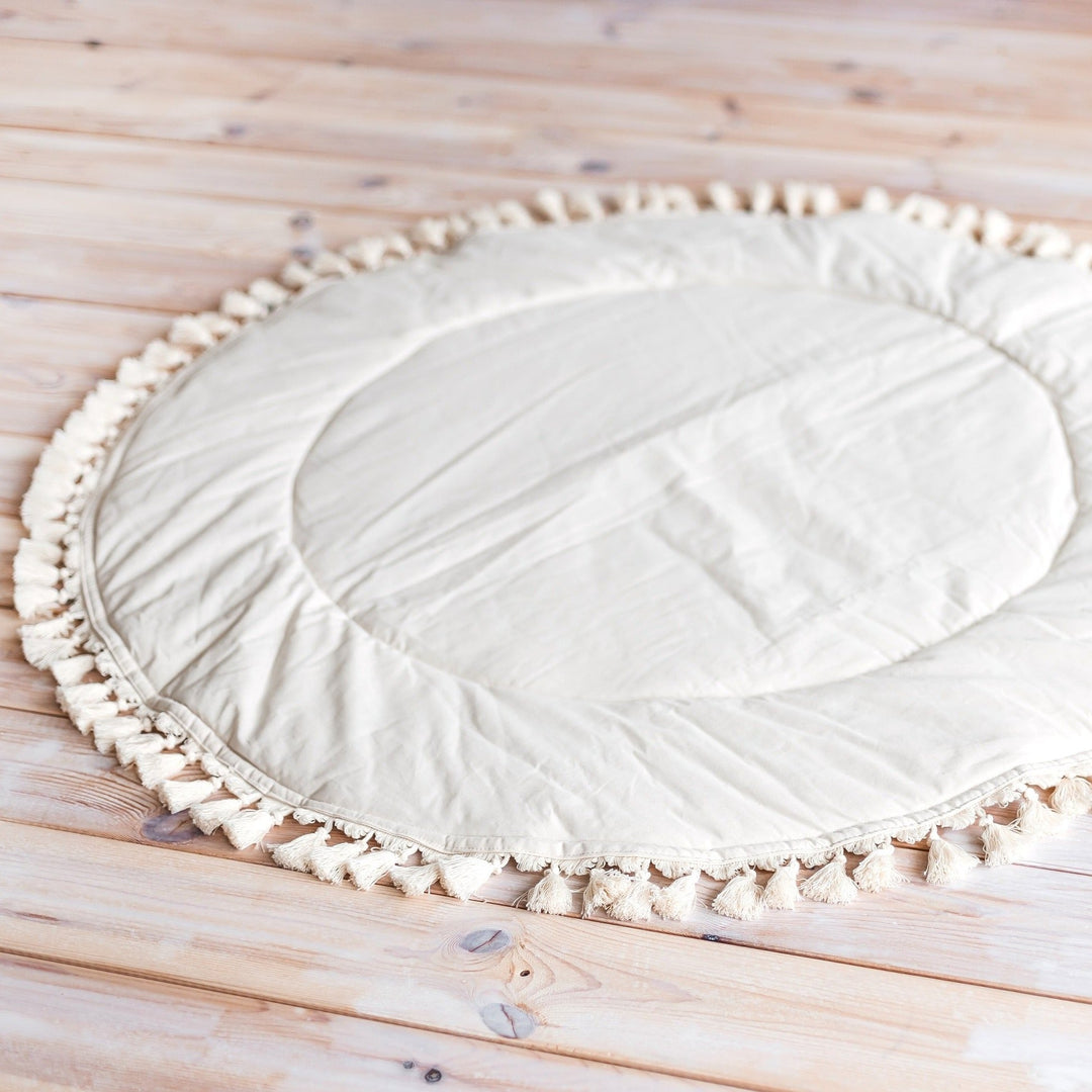 Kids Playmat With Tassel Border