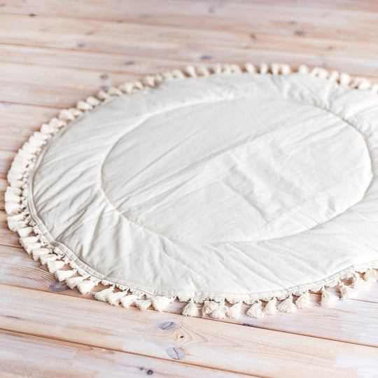 Kids Playmat With Tassel Border